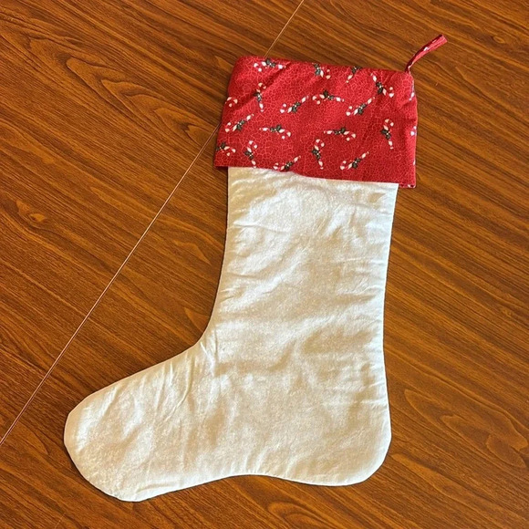Christmas Stocking French Bulldog Ho Ho Ho Y'all Handmade Fully Lined New - Picture 4 of 5